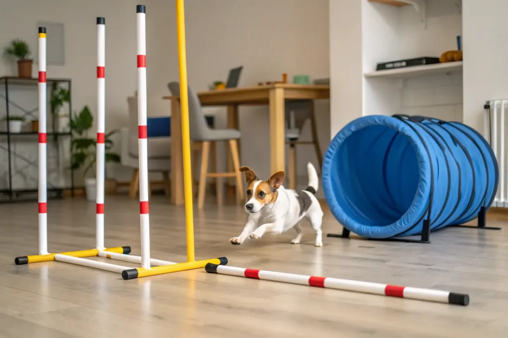 Dog Agility Training at Home: простые упражнения для маленького пространства Dog Agility Training at Home: простые упражнения для маленького пространства